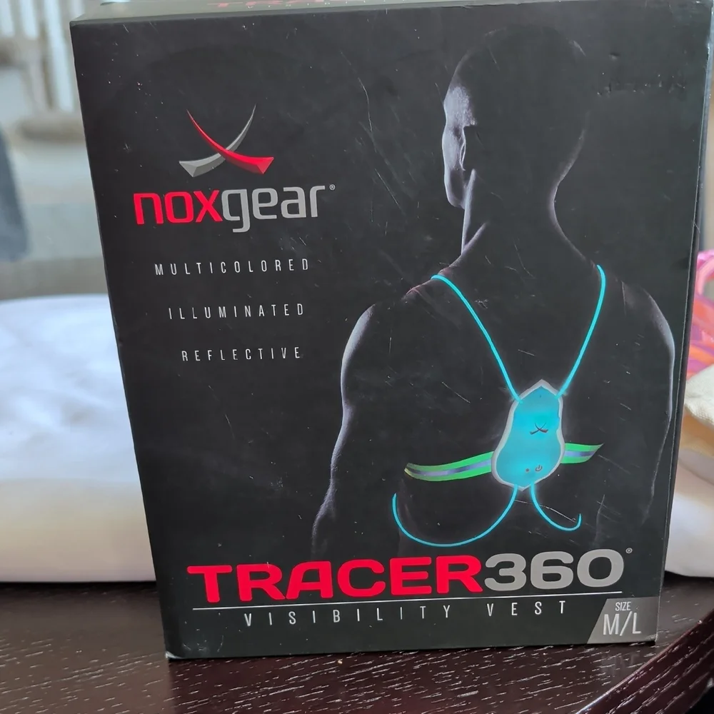 Tracer360 Illuminated Visibility Vest in Teal/Green
